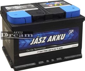 JÁSZ AKKU 12V 75Ah 680A Jobb+