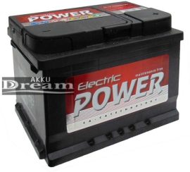 Electric Power 12V 55Ah 450A Jobb+